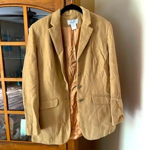 SAKS FIFTH AVENUE vintage camel hair blazer
